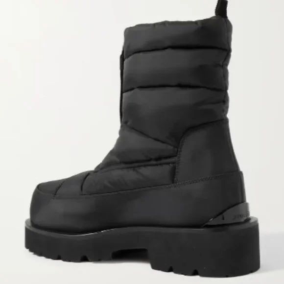 JIMMY CHOO Kai 50 logo-appliquéd quilted padded shell ankle boots sz 41 or 10 - Picture 3 of 4